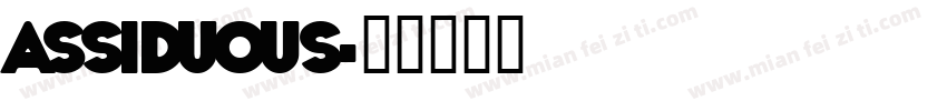 Assiduous字体转换