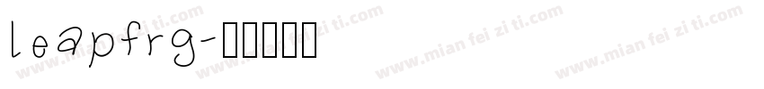leapfrg字体转换