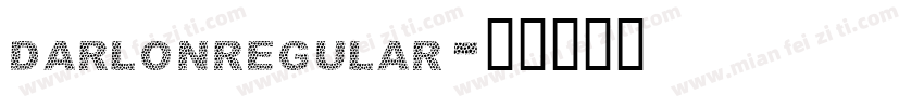 darlonregular字体转换