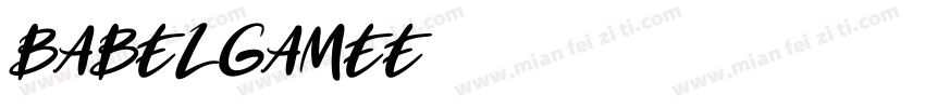 BABELGAMEE字体转换