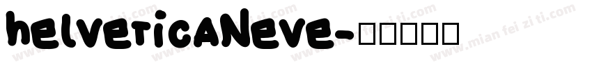 helveticaNeve字体转换