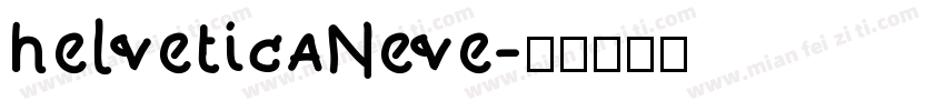helveticaNeve字体转换