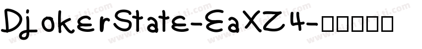 DjokerState-EaXZ4字体转换