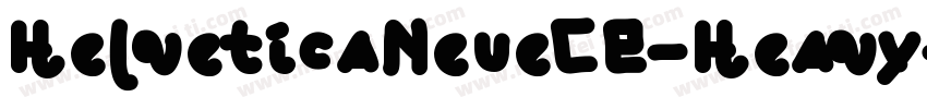 HelveticaNeueCE-Heavy字体转换