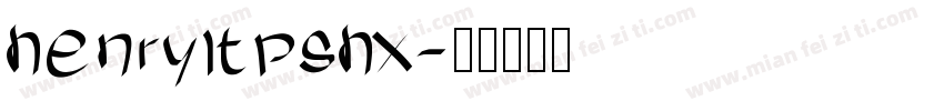 henryltpshx字体转换