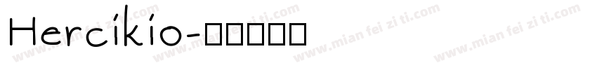 Hercikio字体转换