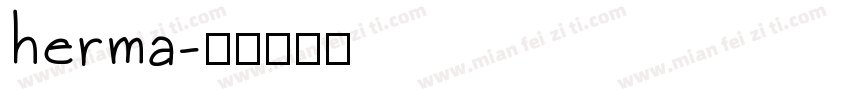 herma字体转换