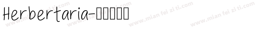 Herbertaria字体转换