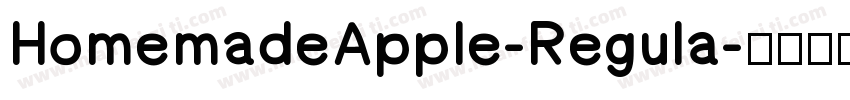 HomemadeApple-Regula字体转换