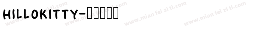 hillokitty字体转换