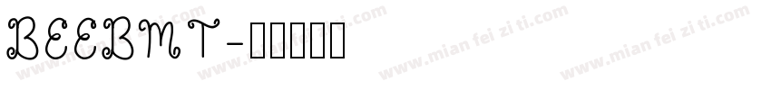 BEEBMT字体转换