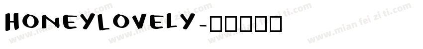 HoneyLovely字体转换
