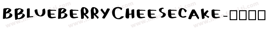 bBlueberryCheesecake字体转换