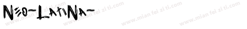 neo-latina字体转换