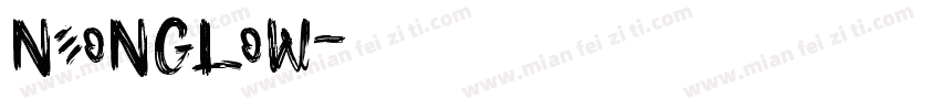 neonglow字体转换