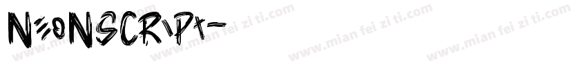 neonscript字体转换