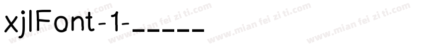 xjlFont-1字体转换