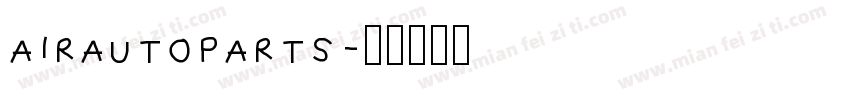 AIRAUTOPARTS字体转换