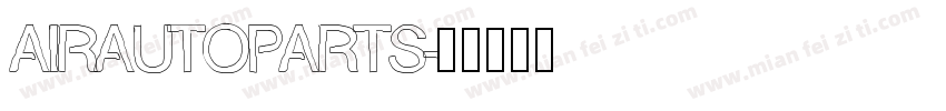 AIRAUTOPARTS字体转换