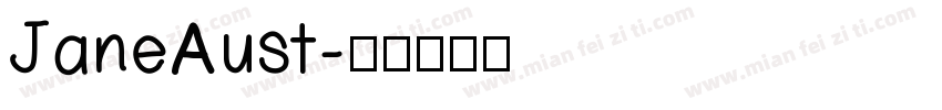 JaneAust字体转换