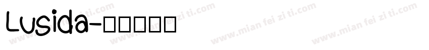 Lusida字体转换