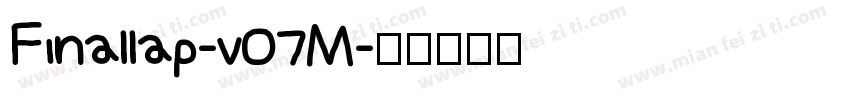 Finallap-v07M字体转换