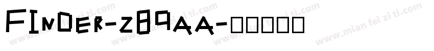 Finder-z89aa字体转换