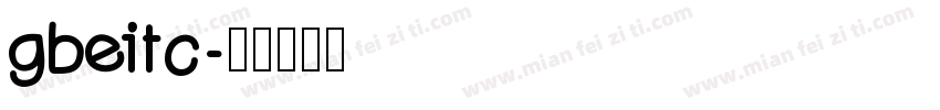 gbeitc字体转换