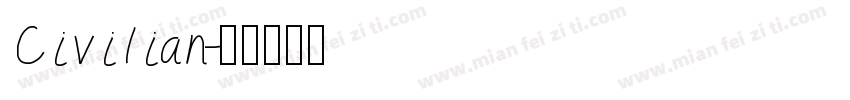 Civilian字体转换