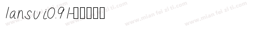 Iansui0.91字体转换