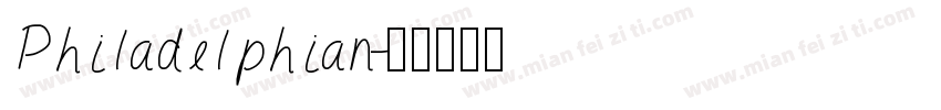 Philadelphian字体转换