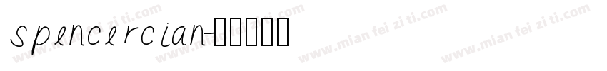 spencercian字体转换