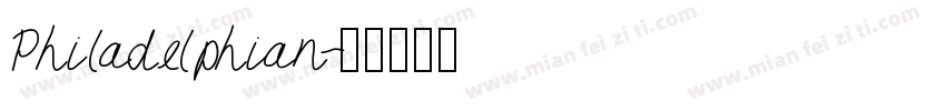 Philadelphian字体转换