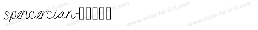 spencercian字体转换