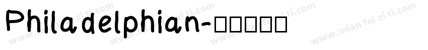 Philadelphian字体转换