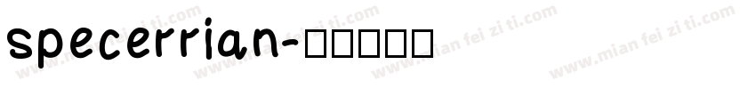 specerrian字体转换