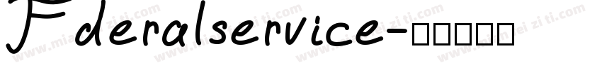 Fderalservice字体转换