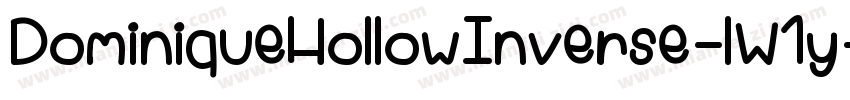 DominiqueHollowInverse-lW1y字体转换