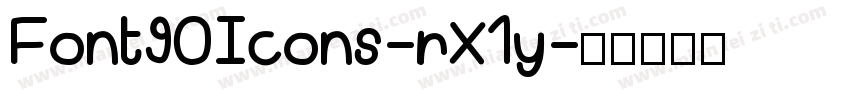 Font90Icons-rX1y字体转换