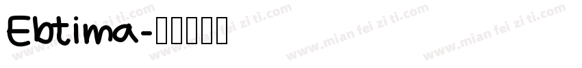 Ebtima字体转换