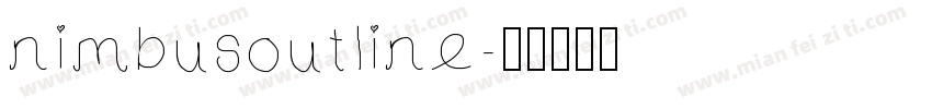 nimbusoutline字体转换