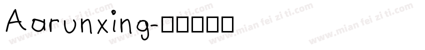 Aarunxing字体转换