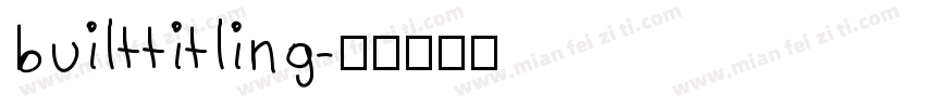 builttitling字体转换