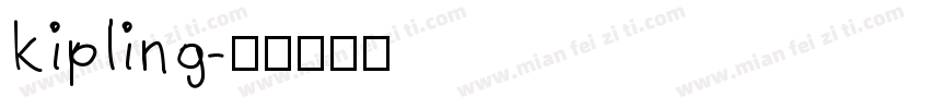 kipling字体转换