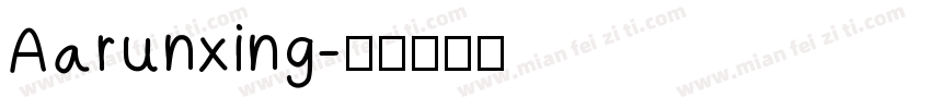 Aarunxing字体转换