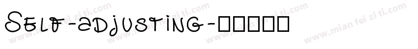 Self-adjusting字体转换