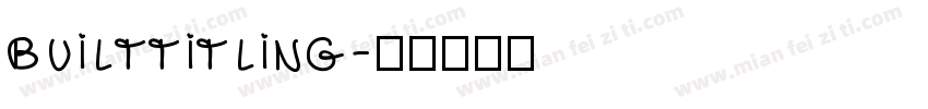 builttitling字体转换