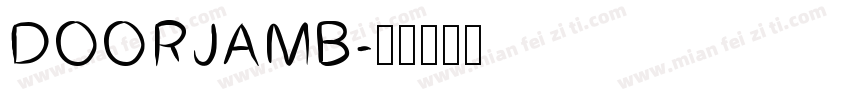 DOORJAMB字体转换