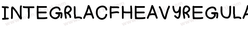 INTEGRLACFHEAVYREGULAR字体转换