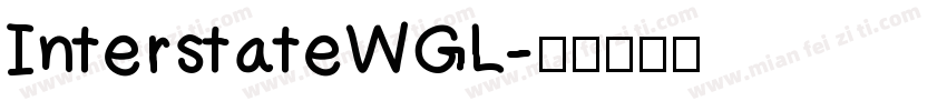 InterstateWGL字体转换